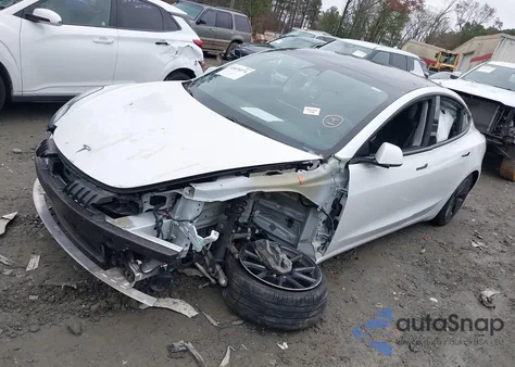 2021 Tesla Model 3 Standard Range Plus Rear-Wheel Drive из США, поврежденный, VIN 5YJ3E1EA9MF859956